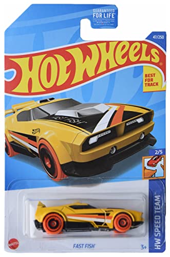 Hot Wheels Fast Fish, Speed Team 2/5 [Yellow]
