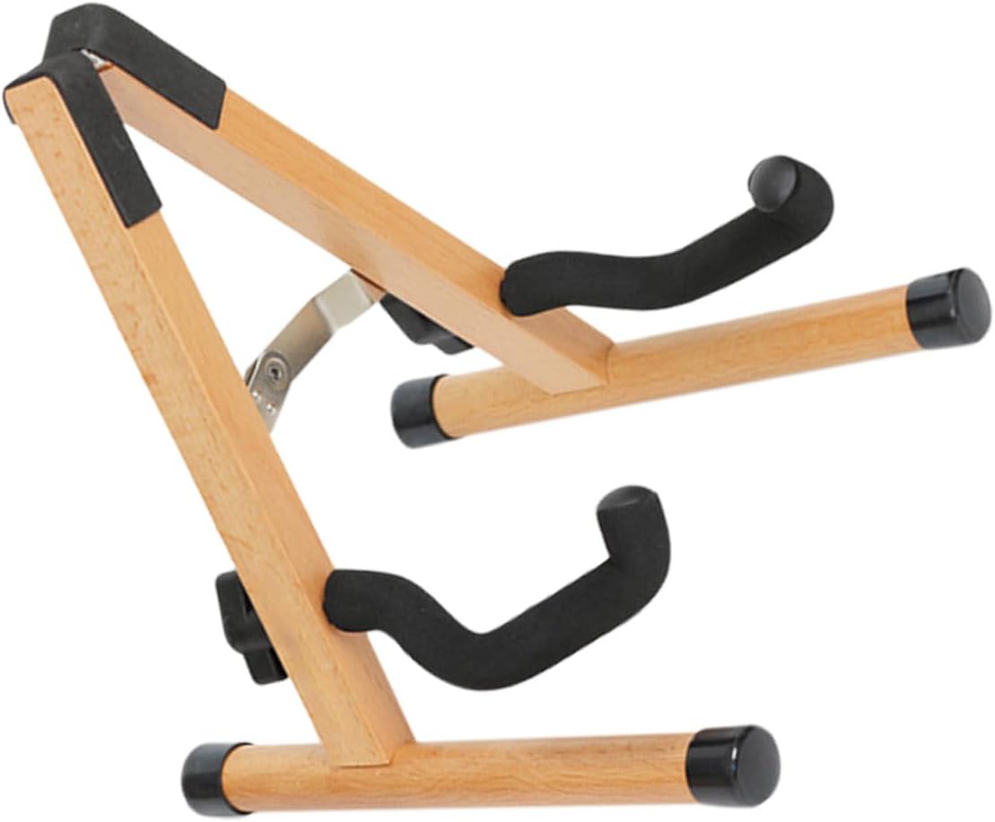 Folding Mandolin Storage Rack Xmas Wooden Instrument Stand