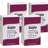 GOJO SUPRO MAX Cherry Hand Cleaner, Cherry Fragrance, 2000 mL Heavy Duty Hand Cleaner Refill for...