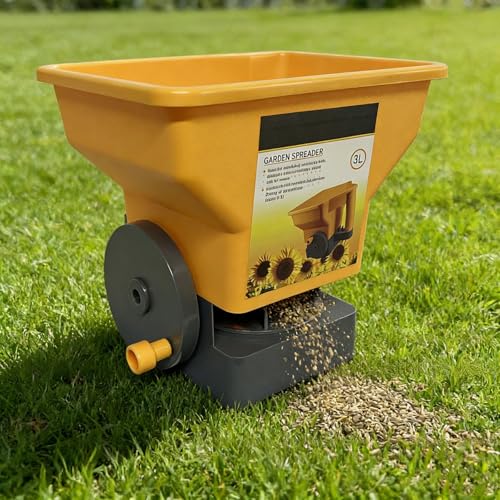 Manual Crank Adjustable Garden Spreader miniatura 3