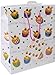 Cindus Foil Gift Bags, 10-1/2 by 5-3/8 by 13-Inch, Birthday Cupcake