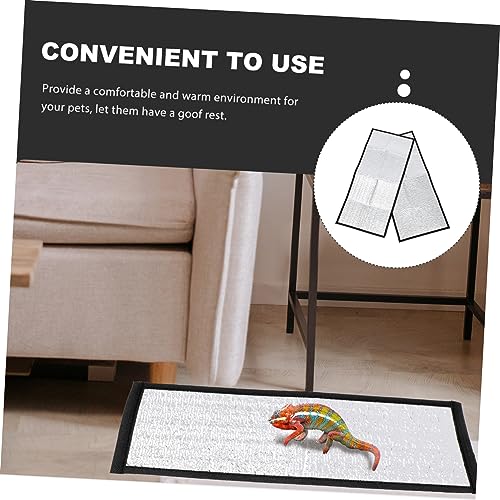 Set 2 Alfombrillas Calefactoras Reflectantes para Reptiles miniatura 4