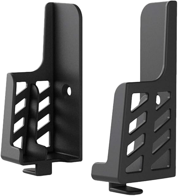 SOLUSTRE Tablet Wall Mount Phablet Holder Smartphone Holder Mobile Phone Wall Bracket for Home Kitchen Office Phone Phablet (Black)