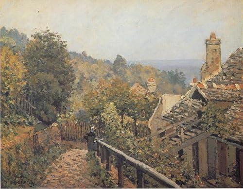 Affiche toile Alfred Sisley 60x90cm reproduction d'art portrait pour décoration