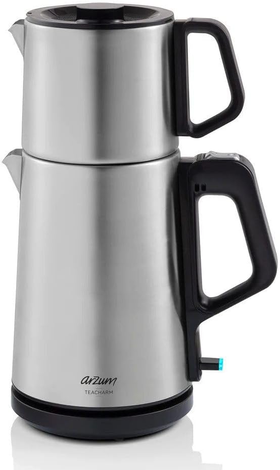 Arzum Teemaschine Türkische Teekanne Edelstahl Warmhalte