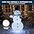 Joiedomi Snowman Christmas Outdoor Decoration, 150 LED Lighted Christmas Holiday Decorations, Collapsible Snowman Yard Lights Backyard Garden Lawn Xmas Decor, Blue Scarf