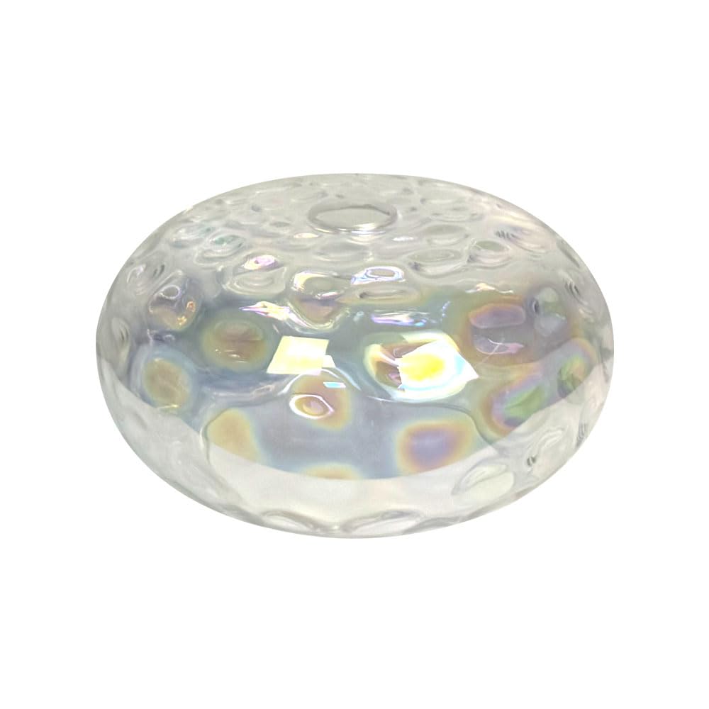 Photo 1 of Wrlmfy Hammered Glass Shade Replacement for E26 Pendant Light, Chandelier, Table Desk Floor Lamp and Wall Sconce, 11" Stained Lampshade for Vanity Light, Dia 11", Height 5.5", Fitter 1.65" (Stained)