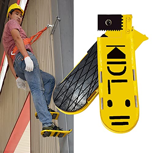 Best Shoes for Climbing Ladders: Top 10 Review 13 Column Climber HOUBYU Steel Column Climbing Shoes, Climb Quick/Stand Firm/Work Iron Shoes I-Beam Climbing Shoe Column Climbing Device Lets Works Climb Up and Down Steel Columns