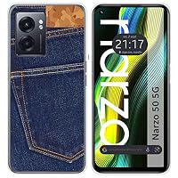 Tumundosmartphone Cover Silicone Trasparente per Realme Narzo 50 5G