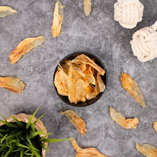 Lyra Pet® 1 kg Kaninchenohren getrocknet | Naturbelassener Kausnack | Gut verträgliches Leckerli | Ideale Proteinquelle für Hunde | Reich an Kollagen | Fettarm & nährstoffreich | Schonend getrocknet