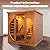 TaTalife Infrared 2 Person Sauna Room, Luxurious Red Cedar Sauna with Recliner, Infrared Indoor Sauna, 5 Heating Tubes, 4 Carbon Crystal Heating Panel, Bluetooth Speaker, 7 Color Lights, Oxygen Bar