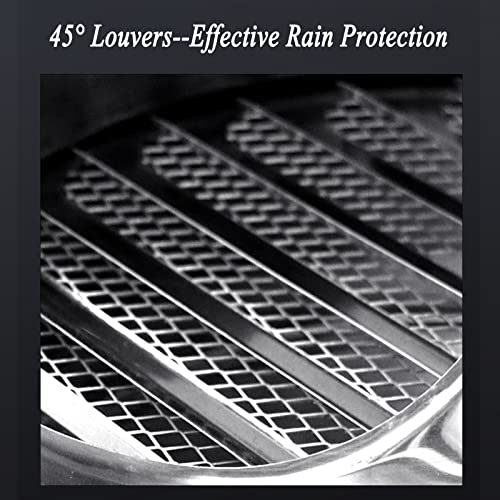 Cubierta de ventilación para secadora ideal en fachadas residenciales 7