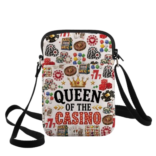 Image of G2TUP Casino Gambling Crossbody Bag Casino Lover Gift Casino Stash Shoulder Bag Casino Game Merch