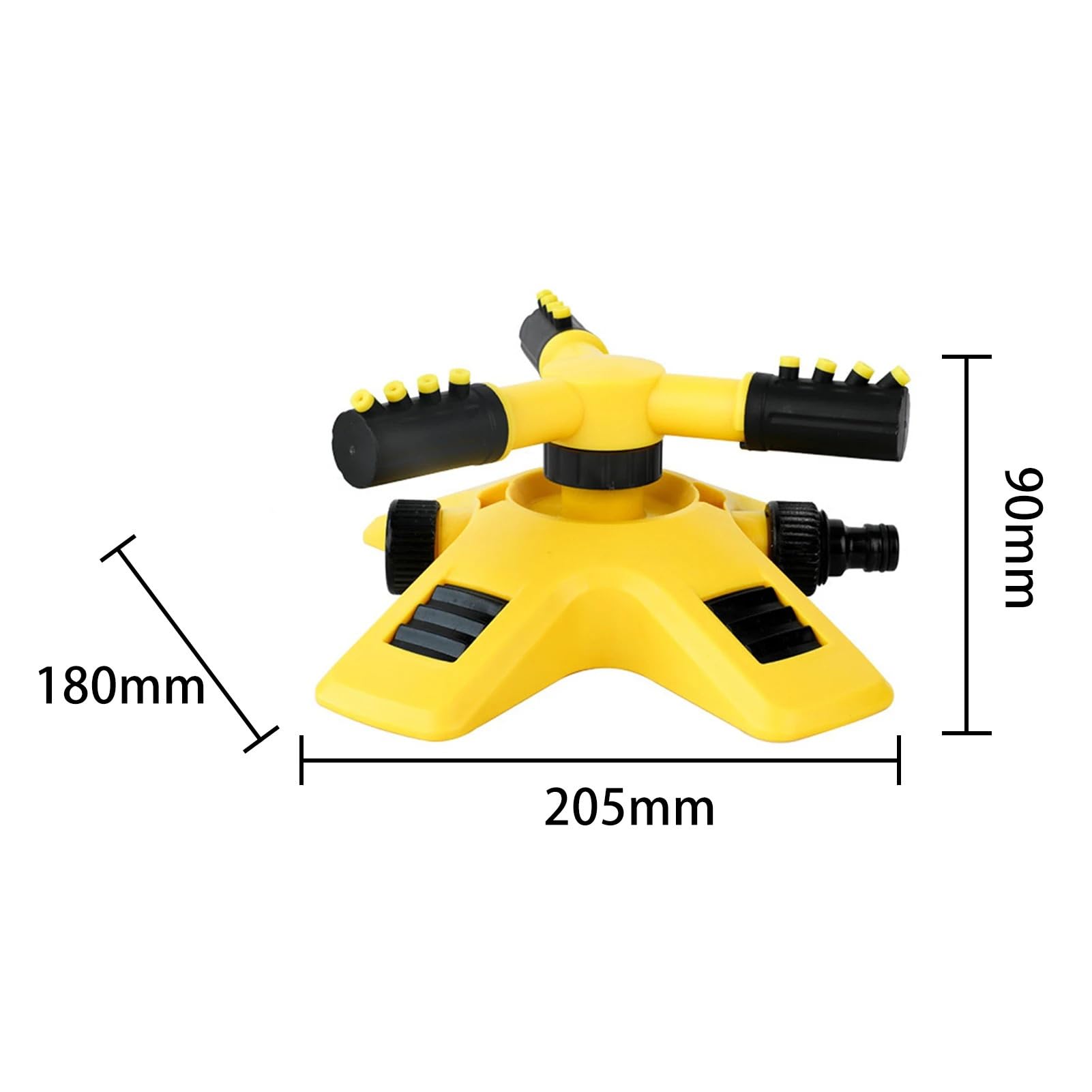 Rasensprenger Oszillierender, um 360 Grad drehbarer Gartensprinkler