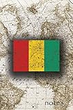 Notes: Beautiful Flag of Guinea Lined Journal Or Notebook, Great Gift For People Who Love To Travel, Perfect For Work Or School Notes