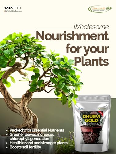 Dhurvi Gold by Tata Steel - Enriched Micronutrient Mix for Live Plants, Indoor and Outdoor Garden - 1 KG - Image 7
