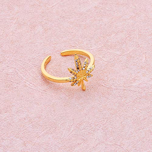 TGBJE Cannabis Leaf Ring Cannabis Gift Cannabis Weed Gift Cannabis Lover Gift Marijuana Gift4