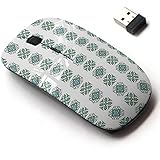 2.4G Wireless Mouse with Cute Pattern Design for All Laptops and Desktops with Nano Receiver - Texture 3D Rendering
