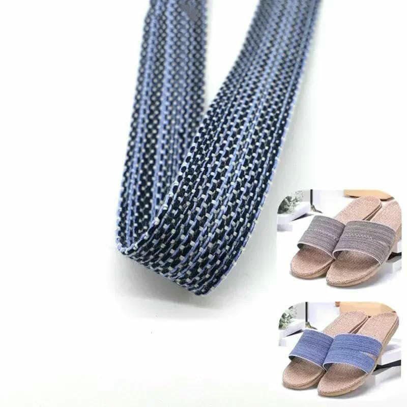 Cinta de poliéster jacquard de algodón (20-34,0 mm, 5/10 metros) para bolsos, zapatos, mochilas, accesorios de costura, color azul, 30 mm, 10 metros
