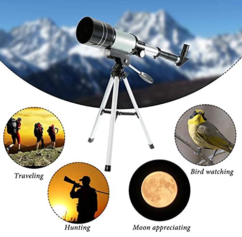 Telescopio Astronómico Monocular Refractor 70mm 150X con Trípode miniatura 4