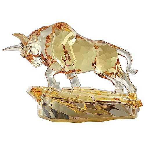 Estatua de Toro de Acrílico 8.5 in para Decoración miniatura 5