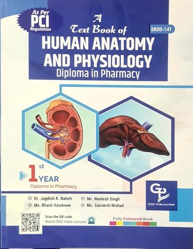 Image of GDC Publication: 1st Year D. Pharmacy - FY Diploma Pharmacy: Pharmaceutics | Social Pharmacy | Anatomy Physiology | Pharmacognosy | Phar. Chemistry | - Set of 5 Books - [FULLY COLOURED BOOKS] - For 2025-26 Exams