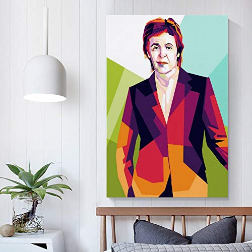 ASDYO Paul McCartney Poster sur toile Motif groupe de rock des Beatles 30 x 45 cm - Les Beatles, Paul McCartney, John Lennon, RIngo Starr, George Harrison ASDYO Paul McCartney Poster sur toile Motif groupe de rock des Beatles 30 x 45 cm – Image 6
