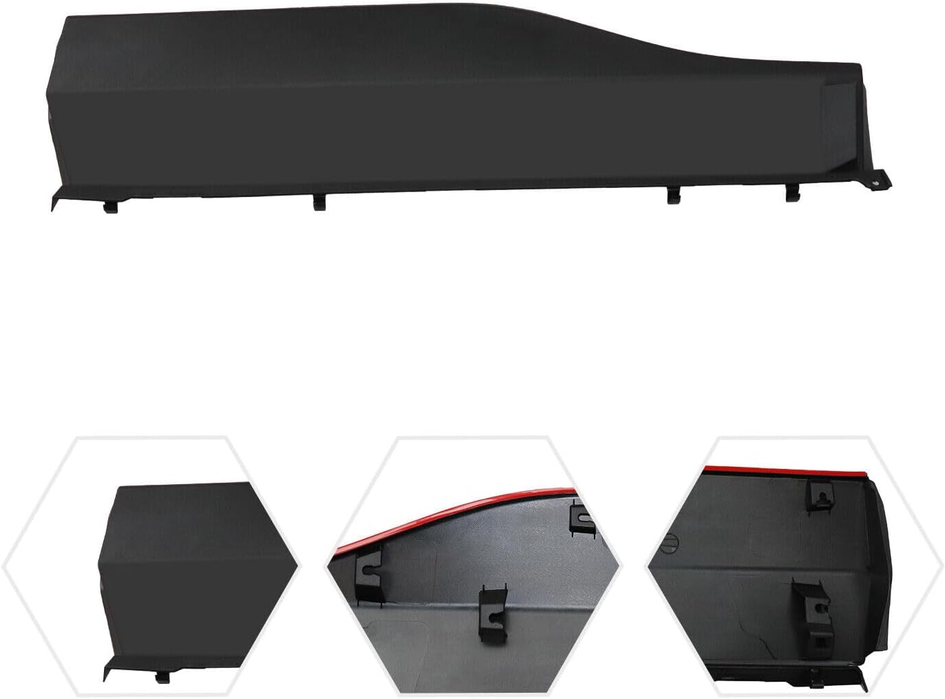 Moldura Inferior Puerta Toyota RAV4 2019-2022 Izquierda - Protector Panel, Color Negro, Repuesto Directo