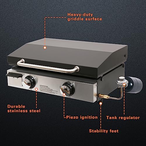 Hykolity BQA-1904-N 22 Inch Portable Tabletop Griddle thumb #5