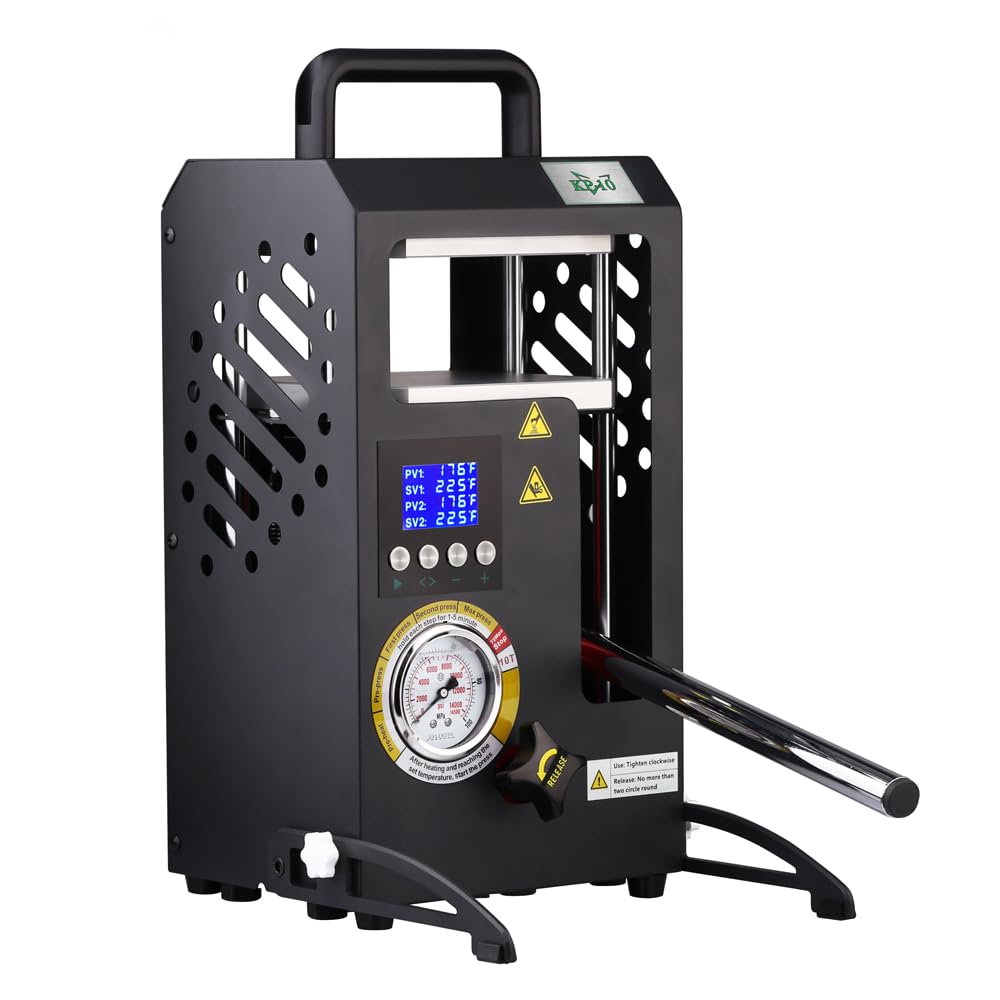 Amazon.com: 10 tons Hydraulic Heat Press Machine with Dual Heating