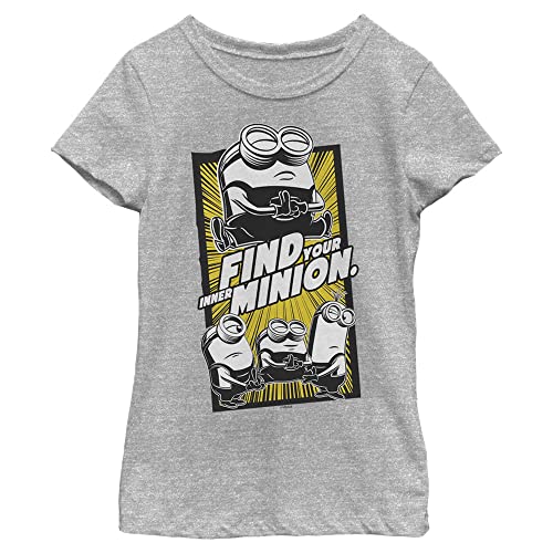 Fifth Sun Rise of Gru Find Your Inner Minion Girls Short Sleeve Tee Shirt