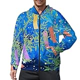 [ZKCASA] 七夕の祈り パーカー メンズ ジップ 長袖 トレーナー スウェット プルオーバー 春秋冬服 フード付き おしゃれ トップス M