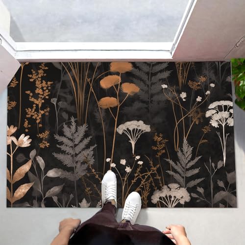 Tapis de sol antidérapant et lavable en machine pour entrée