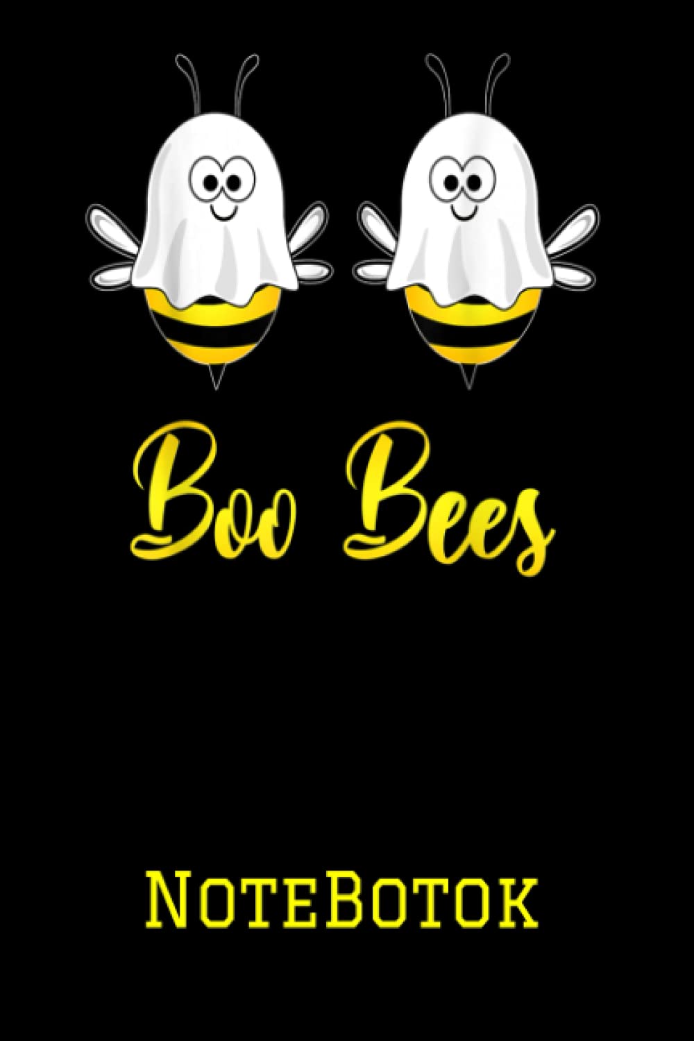 Halloween notebook Boo Bees Couples Notebook Vintage 6"x9" and 120 Lined Paper: Halloween notebook Boo Bees Couples Notebook Vintage 6"x9" and 120 Lined Paper