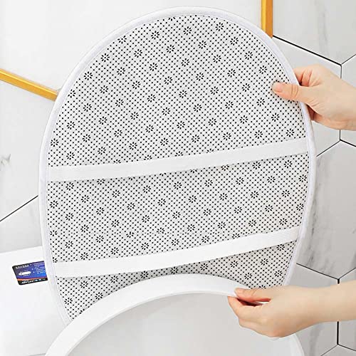 ARLTTH Badematte Mit Marmorstruktur, 3-teiliges Badezimmerteppich, Rutschfester Und Weicher, Saugfähiger Polyester-Teppich, U-förmiger Konturteppich Und Toilettendeckelbezug – Bild 3