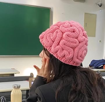 ★期間限定値下げ★お花畑 ぺのむの脳みそキャップ ニット帽 個性的 Amazon.co.jp: 脳 脳みそ ニット帽 ニットキャップ 帽子 に化粧