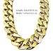 PinCute 2 Pack Big Chunky Gold Chain for Men, 32 Inches Fake Plastic Gold Chain Necklace, 80s 90s Punk Style Hip Hop Chain Necklace for Costume Jewelry Rapper