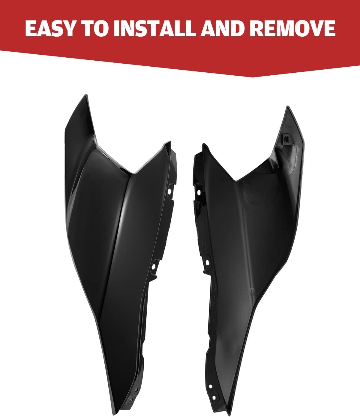 A & UTV PRO Side Fairing Panels for Can-Am Ryker 900/600, Black Body Panels for Ryker Sport Rally Edition Accessories, Side Panel Replacement OEM #219400803, 2PCS