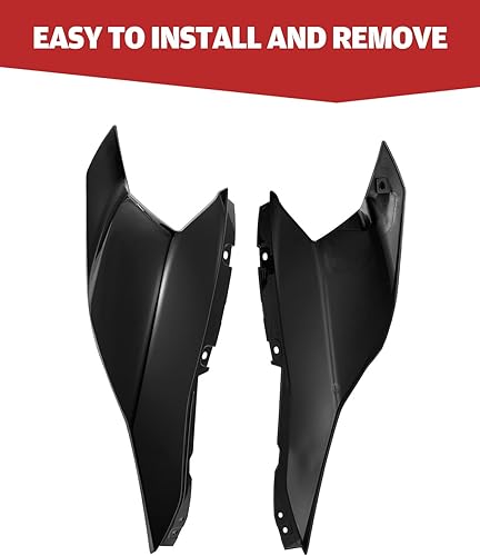 Miniatura 6 de A & UTV PRO Paneles de carenado lateral para Can-Am Ryker 900/600, paneles de cuerpo negro para accesorios Ryker Sport Rally Edition, reemplazo de