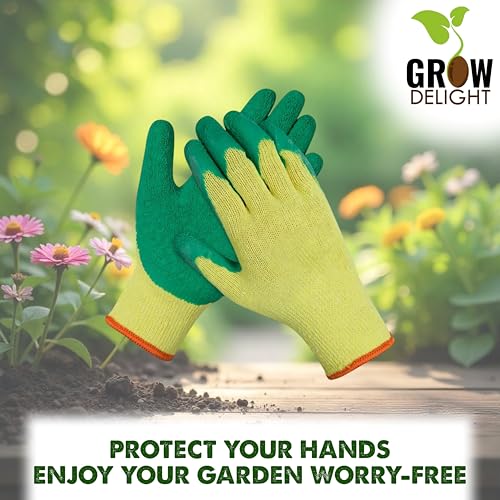 Image of Comfortable Gardening Hand Gloves | Heavy Duty Gloves for Gardening & Farming | Cut Resistant Farming Gloves for Nursery Plants