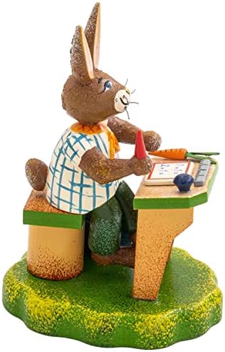 Hubrig Volkskunst GmbH Bunny School Our Smart Fritz - 8 cm / 3 inch image 5