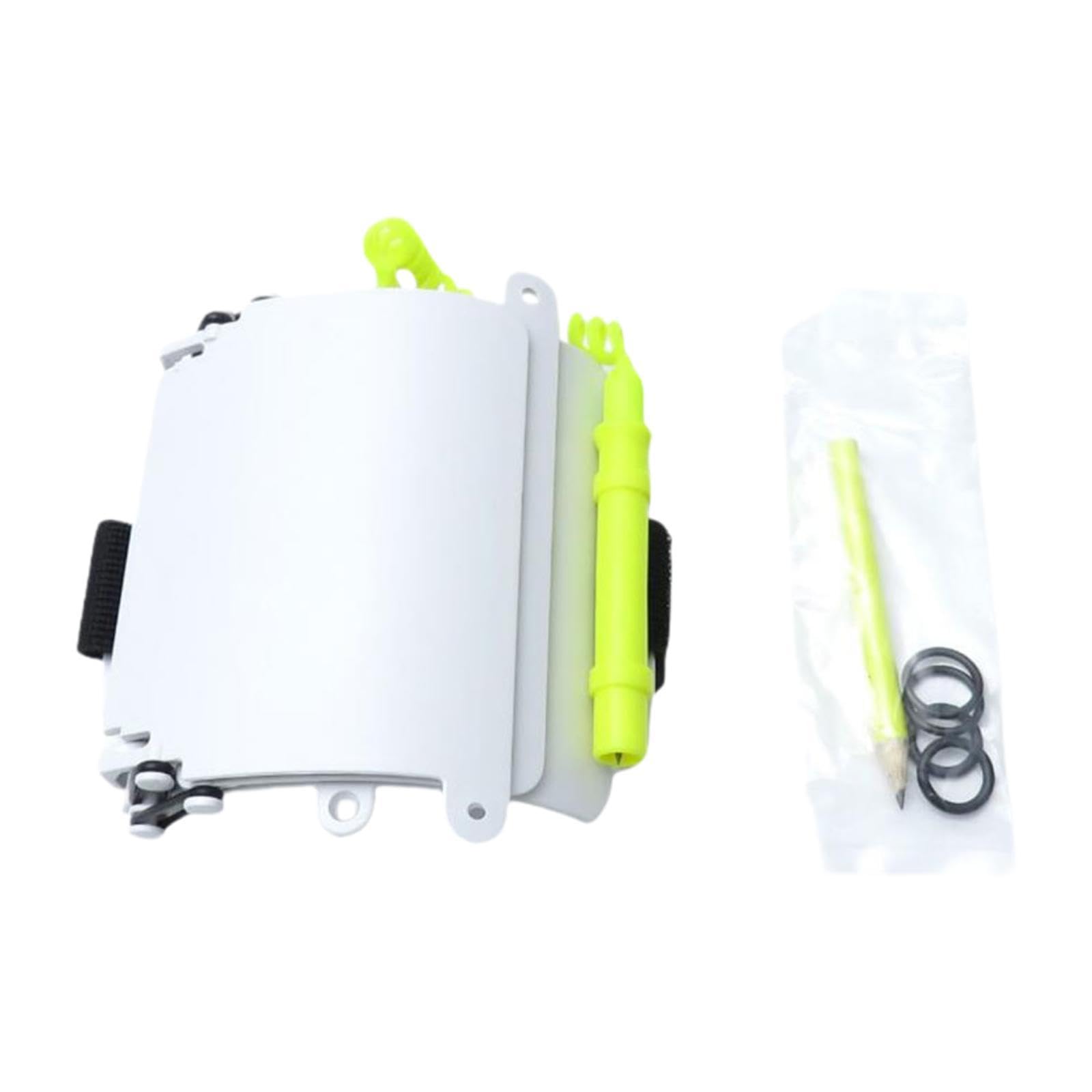 rockible Lavagnetta da Polso per Immersioni, Lavagna per Scrivere per Immersioni subacquee, Lavagna Portatile per la Comunicazione Subacquea per Immersioni in
