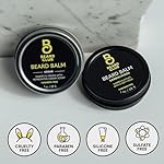 The Beard Club Cedar & Sandalwood Beard Balm - Leave-In Conditioner and Styling Wax for Beard Softening and Moisturizing - 2oz - Image 5