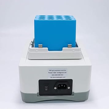 Gel Heating Machine - Portable PRP PPP Gel Maker Heater Plasma Bio-Filler Gel Making Instrument with Digital Display,12 * 10ml-110V