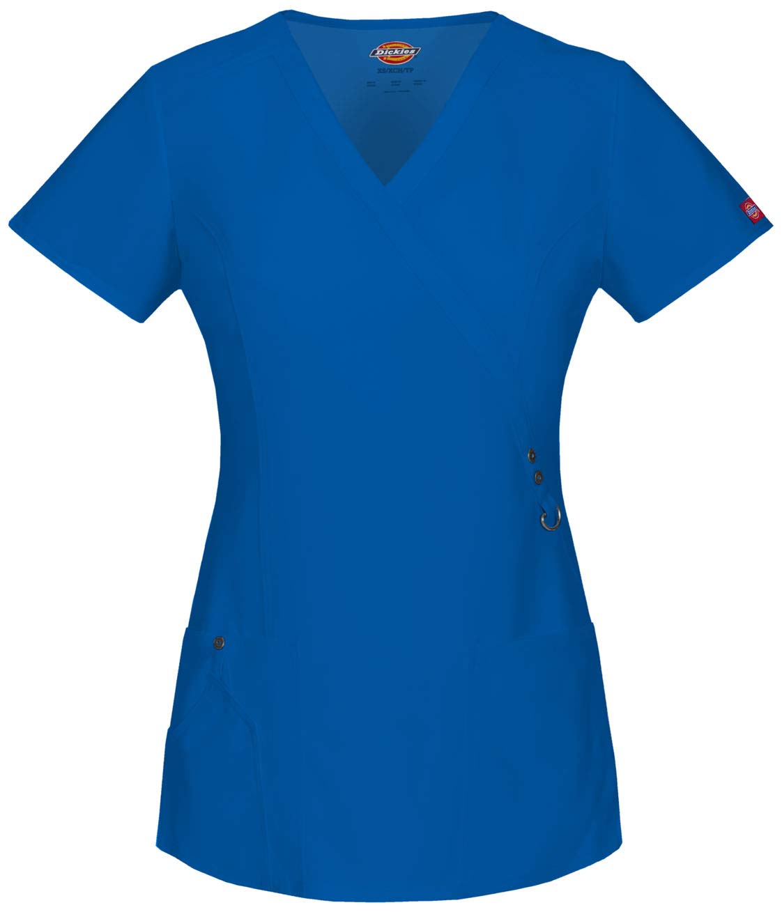 Xtreme Stretch Women Scrubs Top Mock Wrap 85956