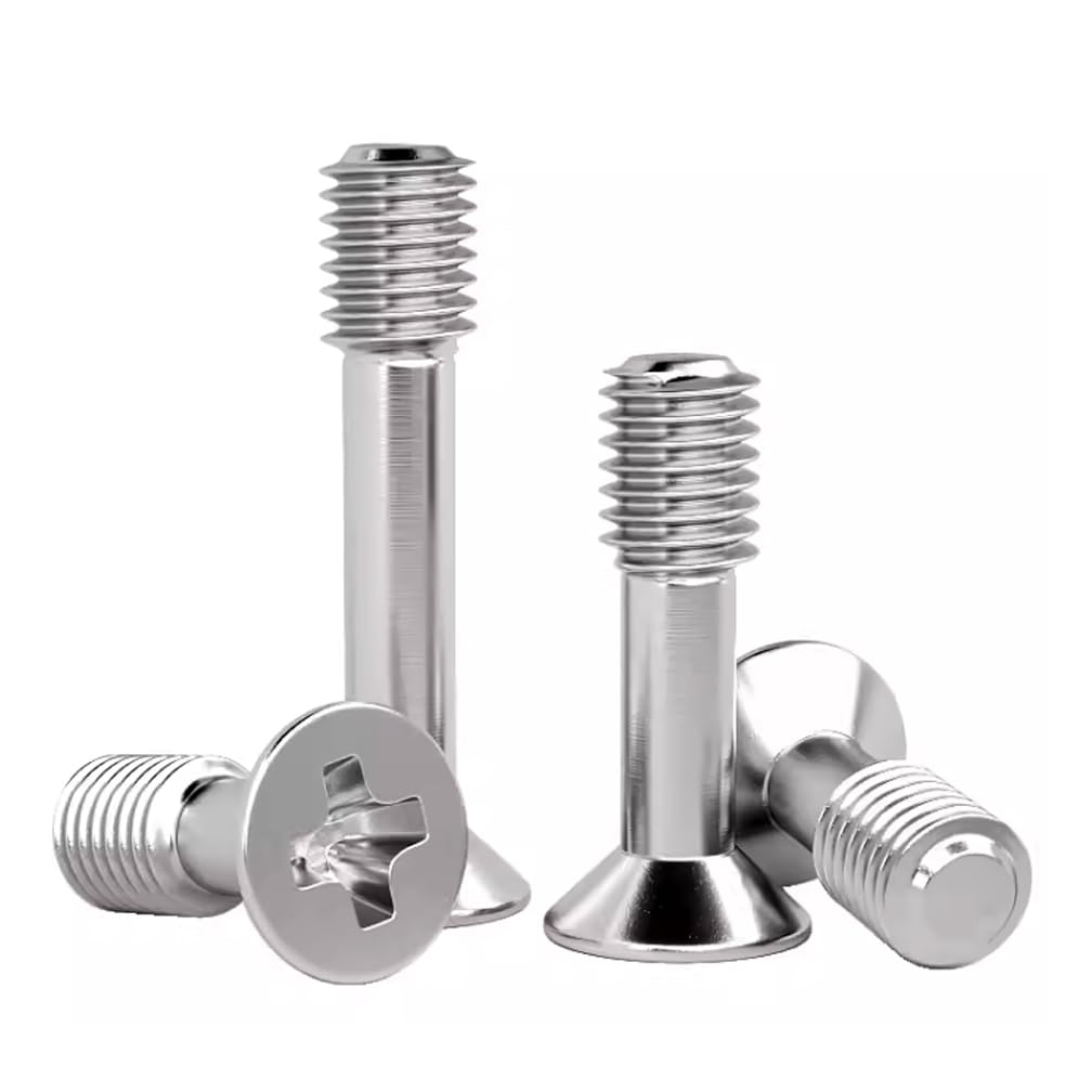 Foyoram M4x12 Mm Unverlierbare Senkkopfschrauben – 20 Stück, Edelstahl A2, Kreuzschlitz, Für Plattenbefestigung