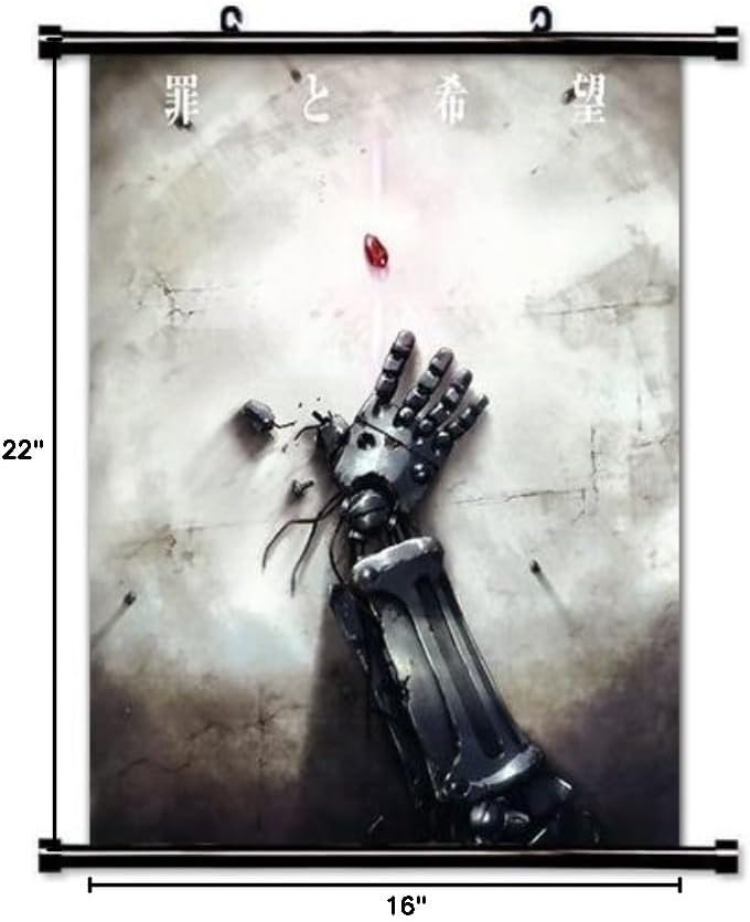 Fullmetal Alchemist Anime Fabric Wall Scroll Poster (16" X 22") Inches