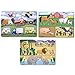 Melissa & Doug Wooden Peg Puzzles Set - Farm, Safari, and Vehicles