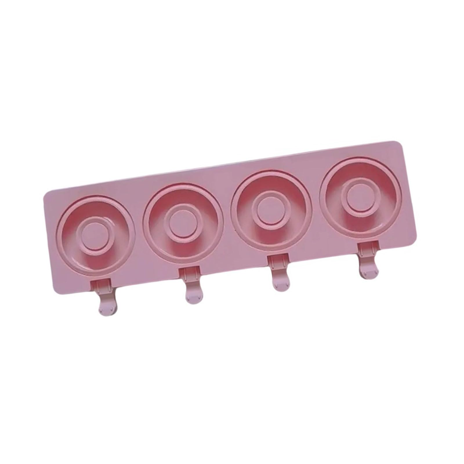 ATRYG Doughnuts Shape Cream 4 Cavity Silicone Popsicles Cubes Tray Popsicles Maker Baking Cake Candy Mold