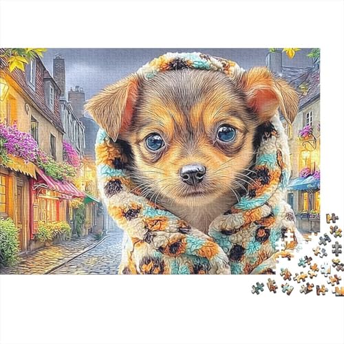 Puzzle para adultos de chihuahua, el regalo de entretenimiento creativo para amantes de los perros